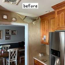 Insurance Repair & Refinishing kitchen Cabinets, New Countertops and Backsplash 5